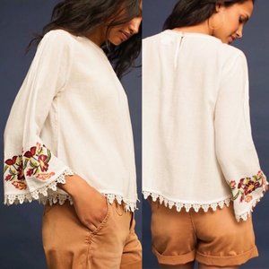 Anthropologie boho/peasant blouse (NWT)